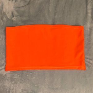 Neon Orange crop top